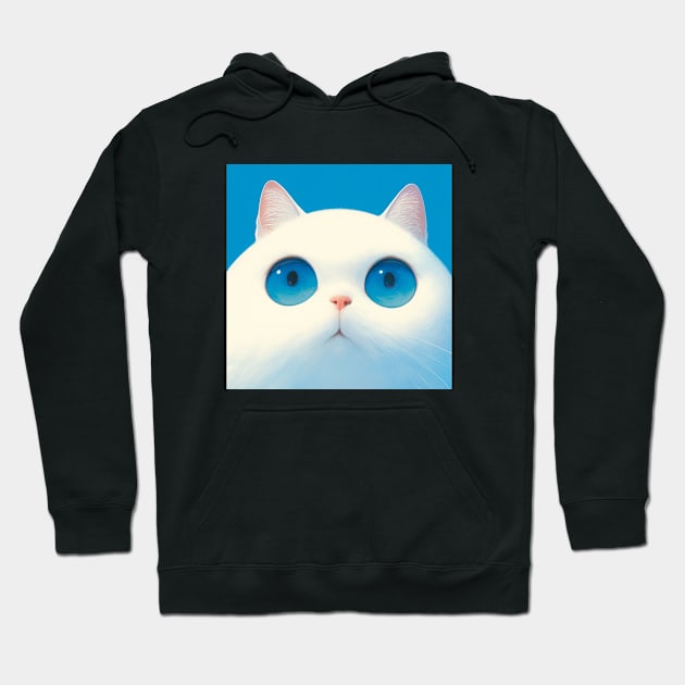 Curiosity in Blue II Hoodie by DinoPals